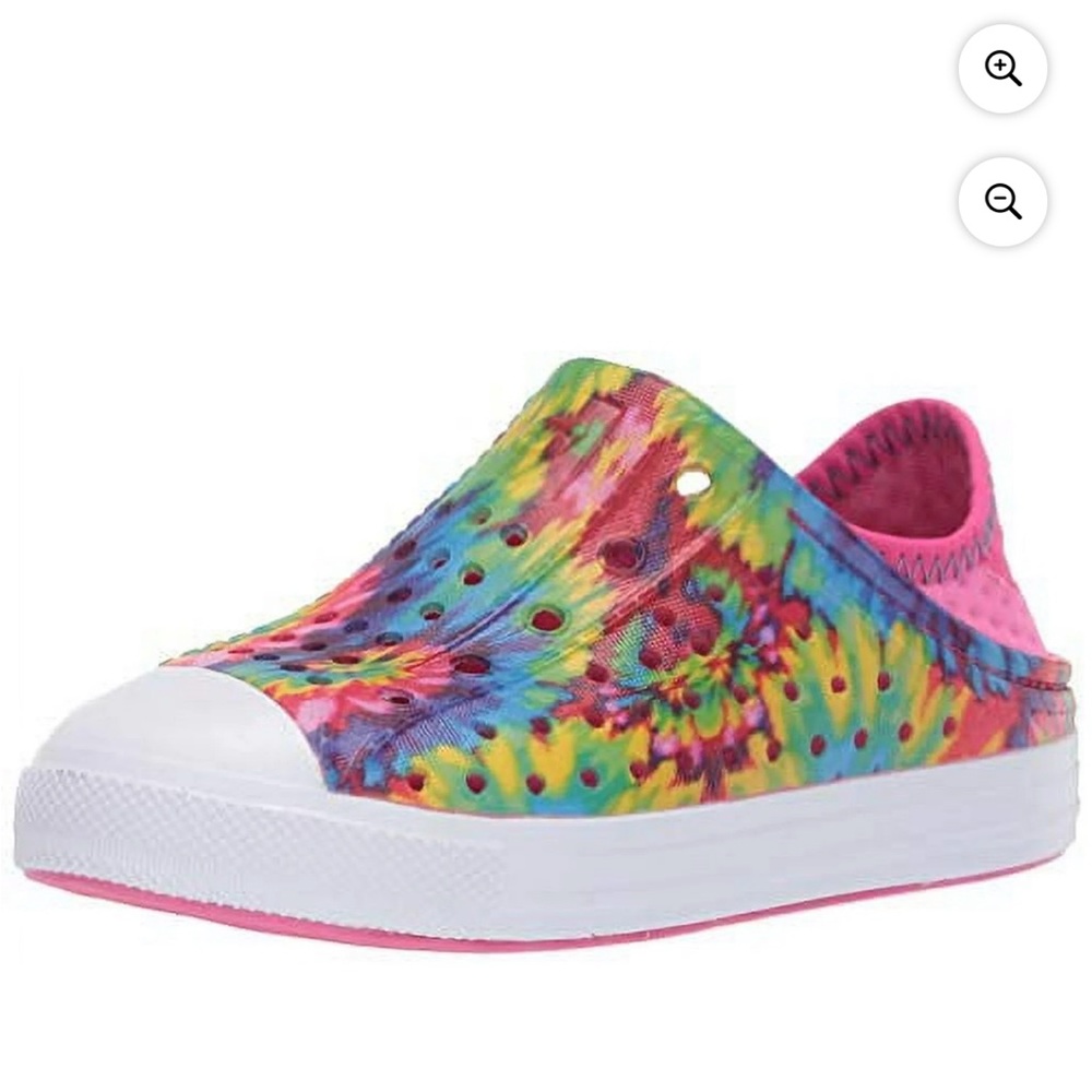 Skechers Unisex Kids Foamies Sneaker, Tie-Dye Hype, Youth Size 9